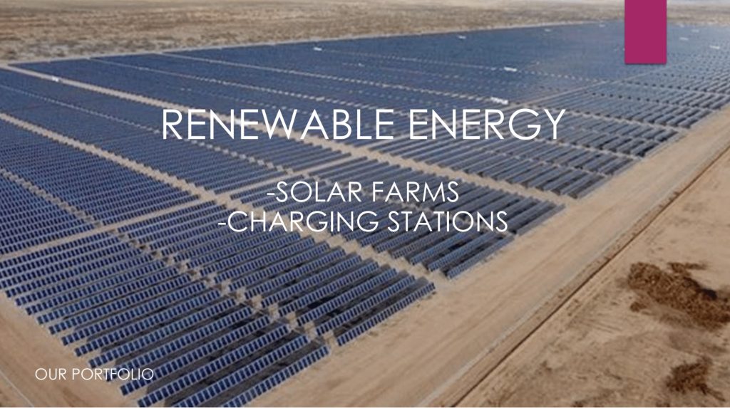 Solar Farms Charging Stations