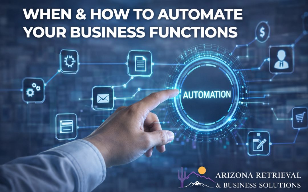 Blog Image, When and How to Automate Your Business Functions